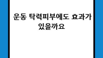 ✨ 탱탱 꿀피부 완성! 탁력피부 관리 A to Z 🍯