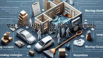 부산 서구 이사 청소 비용 꼼꼼 비교 ✨ 후회없는 선택!